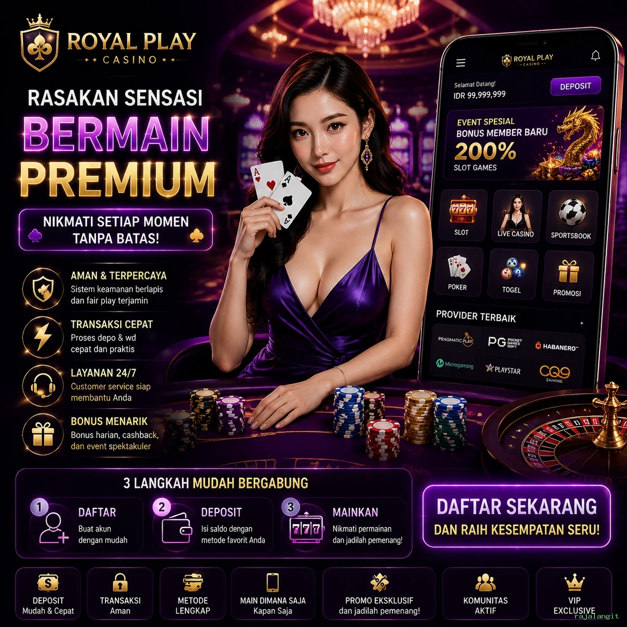 Ikon aplikasi rajalangit resmi